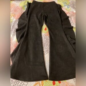 NWT Ruffle Detailed Super Flare Leg Pants